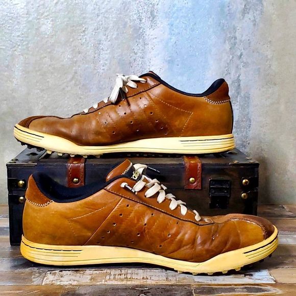 adidas Shoes Adidas Mens Leather Spikeless Adicross Ii Golf Shoes